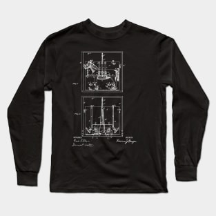 veterinary operating table Vintage Patent Hand Drawing Long Sleeve T-Shirt